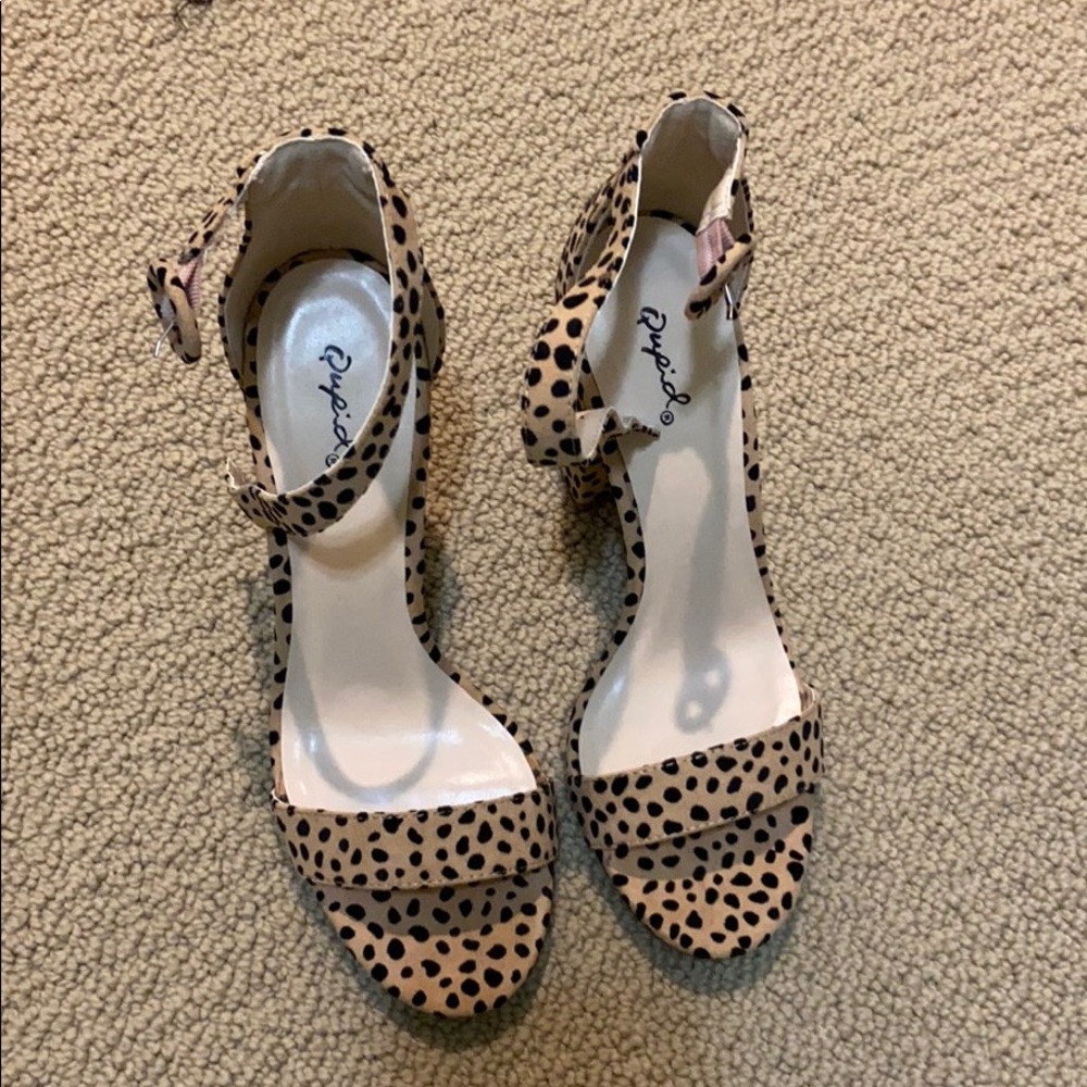 Cheetah print heels